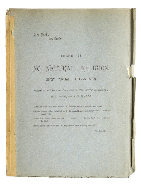 There is No Natural Religion