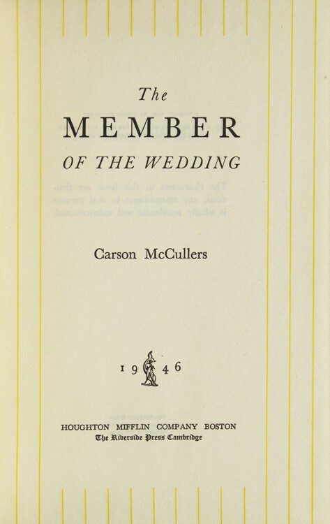 The Member of the Wedding