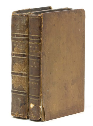 Item #303259 Testamenti Novi. Editio Vulgata. Latin Bible, New Testament
