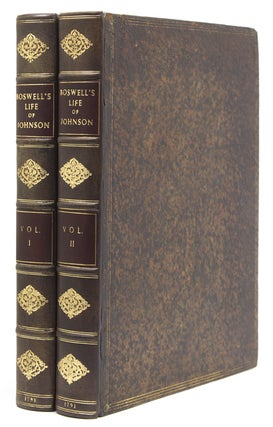 Item #303654 The Life of Samuel Johnson, LL.D … in Two Volumes. James Boswell