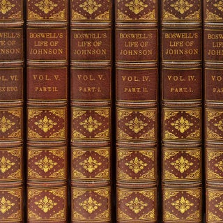 Item #303657 Boswell’s Life of Johnson. Including Boswell's Journal of a Tour to the...