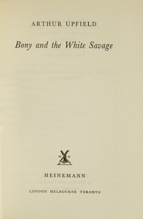 Bony and the White Savage