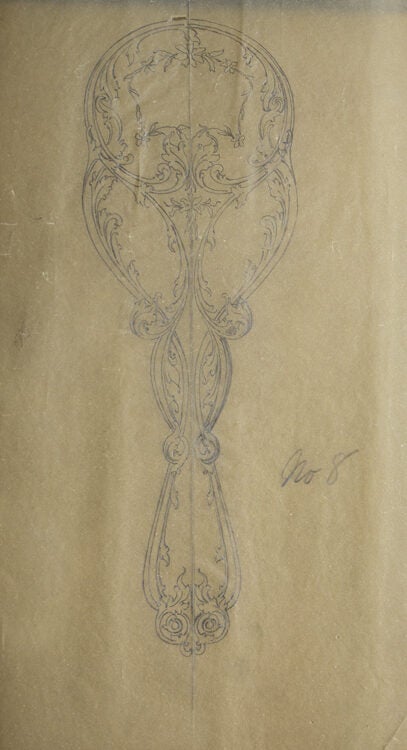 Mirror Drawing Pattern Ornate Hand Mirror Drawing Oval Shape Decorative Mirror Tutorial By