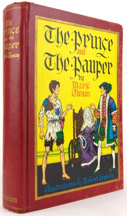 Item #304093 The Prince and the Pauper by Mark Twain. [Foreword of 3 pages by Artist Lawson]....