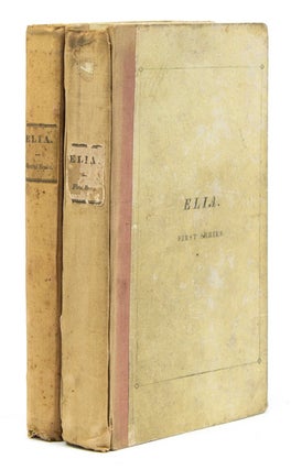 Item #304322 Elia. Essays which have appeared under that signature in the London Magazine. ...