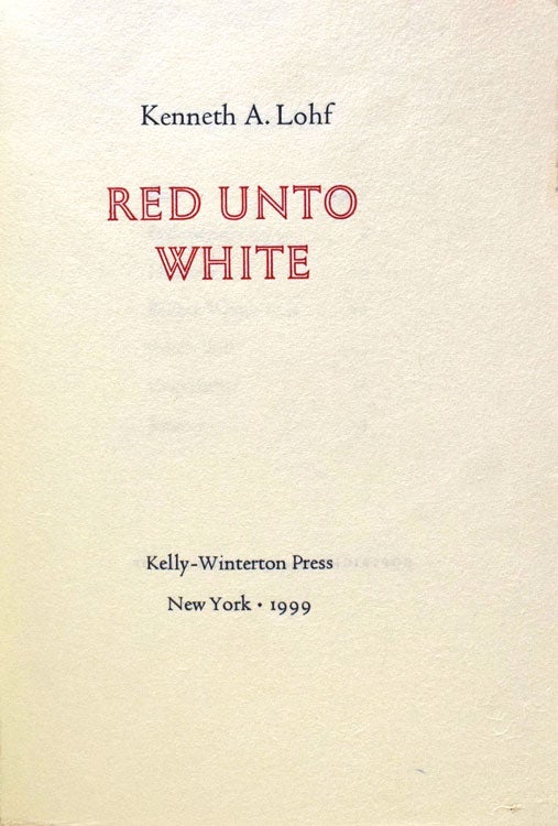 Red Unto White