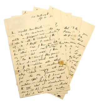 Item #304836 Autograph letter signed, to Miss Elizabeth Van Winkle. Jacob Riis