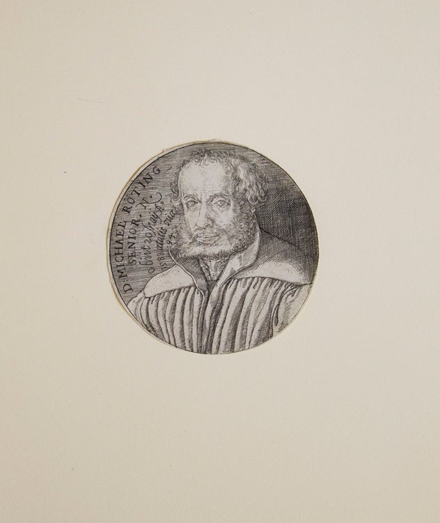 Item #304953 Doctor Michael Röting (1494-1588), Friend of Luther. Jakob Binck.