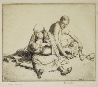 Item #304962 Etching: Wayside Family. Robert Sargent Austin