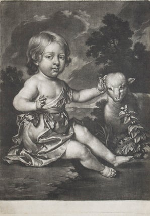 Item #305060 The Infant Jesus with a Lamb. Unknown Artist