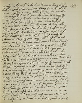 Item #305377 [Manuscript account of service to the Burma Commission in Burma, 1857-1860]. Burma,...
