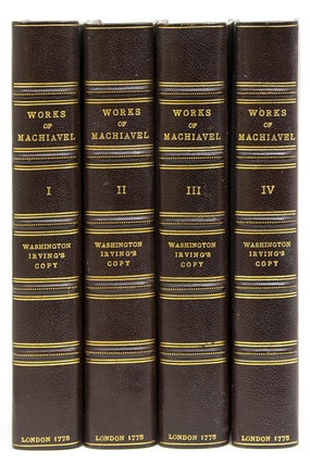 Item #305484 The Works of Nicolas Machiavel, Secretary of State to the Republic of Florence....