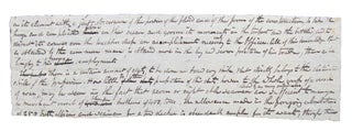 Item #305547 Autograph Manuscript fragment of a magazine article on Naval training. James...
