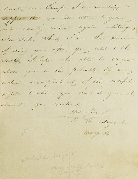 Autograph Letter, Signed. "Dear Sir."