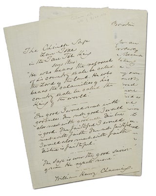 Item #305918 Autograph Letter, signed. Responding for a request for an autograph. William Henry...