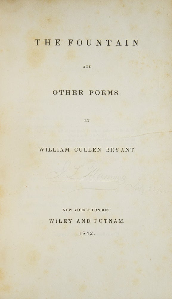The Fountain and Other Poems