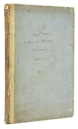 Item #306621 Lettre trentième concernant l'imprimerie et la librairie de Paris, traduite de...