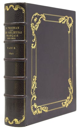 Item #306704 Les Relieurs Français (1500-1800). Biographie Critique et Anecdotique Précédée...