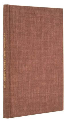 Item #306775 Merly Library. A Catalogue of the Well Known and Celebrated Library of the late...