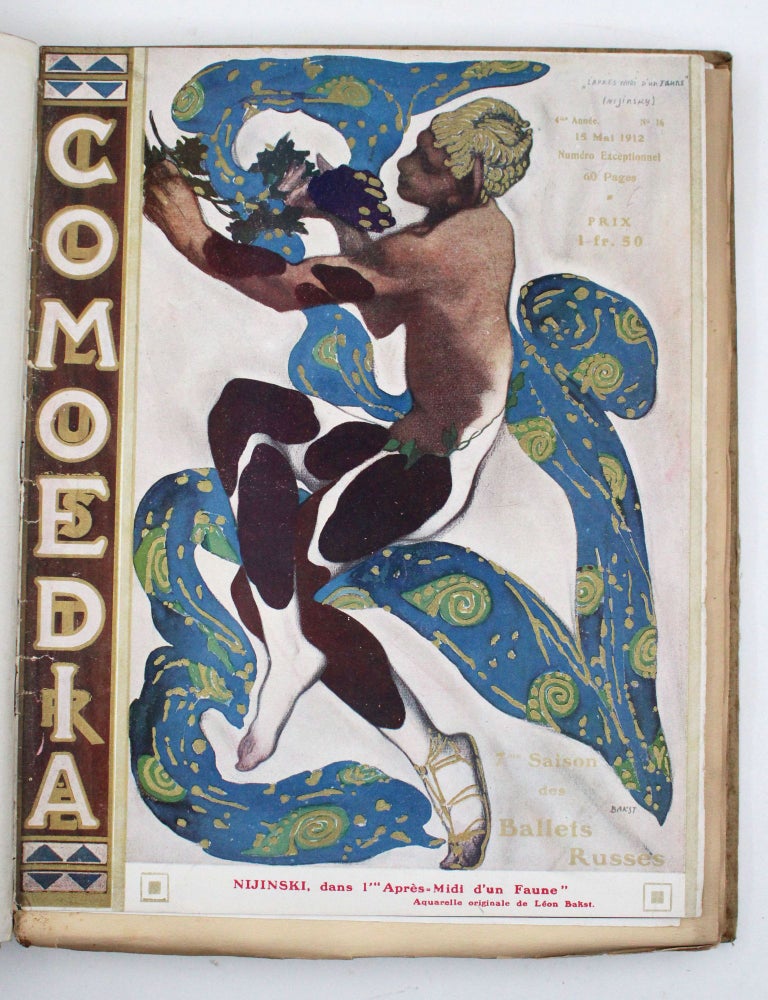 Collection des plus Beaux Numéros Comoedia Illustré et des Programmes consacrés aux Ballets & Galas Russes depuis le Début à Paris 1909-1921