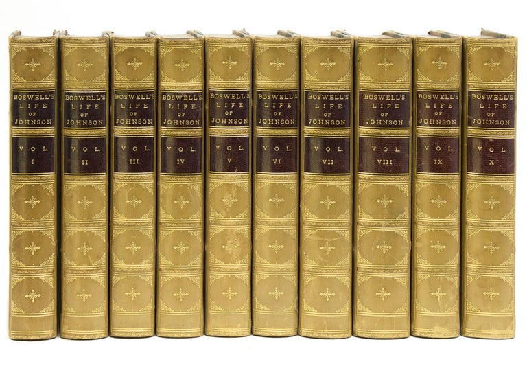 Item #307450 The Life of Samuel Johnson, LL.D. Including a Journal of His Tour to the Hebrides … New Edition, with Numerous Additions and Notes by the Right Hon. John Wilson Croker, M.P. to Which are Added Two Supplementary Volumes of Johnsoniana …. James Boswell.