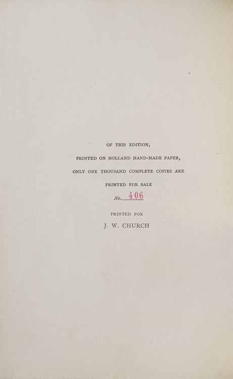 The Decameron of Giovanni Boccacci (Il Boccacco) now first completely done into English prose and verse by John Payne