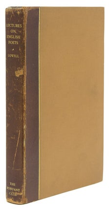 Item #307481 Lectures on English Poets. James Russell Lowell