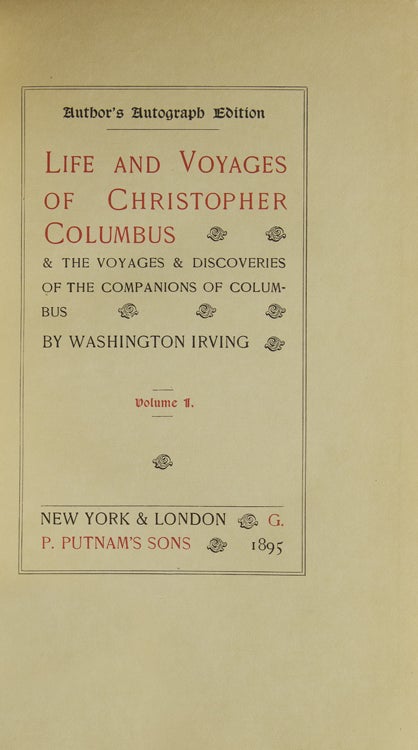 Works of Washington Irving