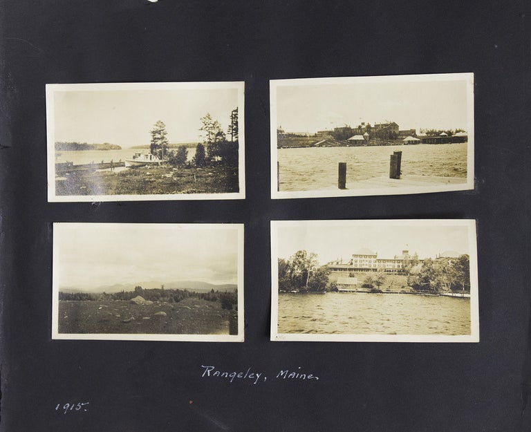 Maine Photo Album: Trout Fishing at Loon Lake, ca. 1915