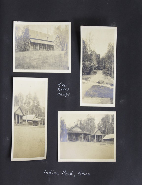 Maine Photo Album: Trout Fishing at Loon Lake, ca. 1915