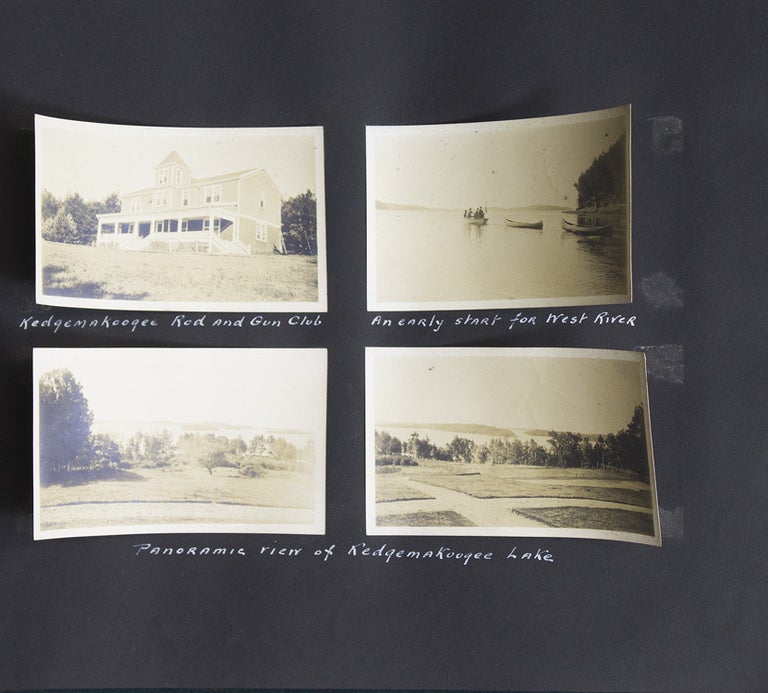 Maine Photo Album: Trout Fishing at Loon Lake, ca. 1915