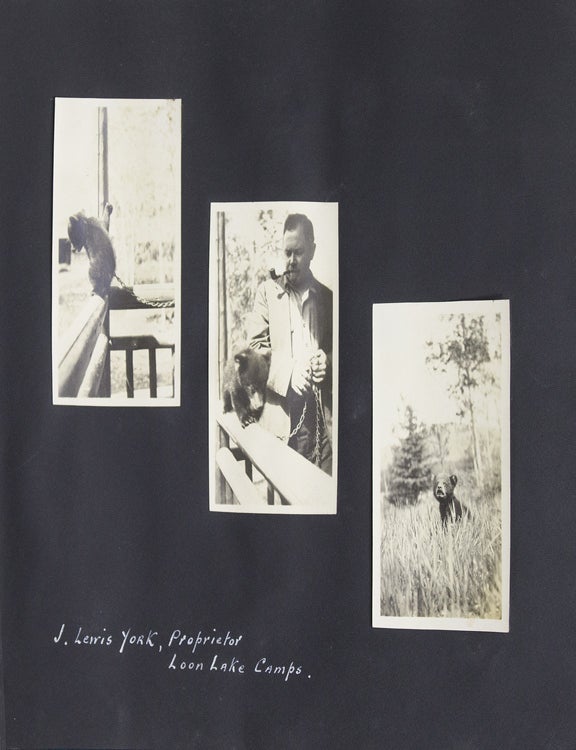 Maine Photo Album: Trout Fishing at Loon Lake, ca. 1915