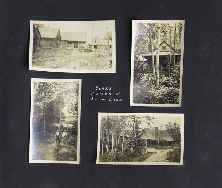 Maine Photo Album: Trout Fishing at Loon Lake, ca. 1915