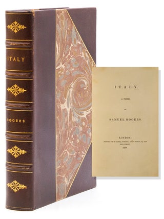 Item #307803 Italy, A Poem. Samuel Rogers