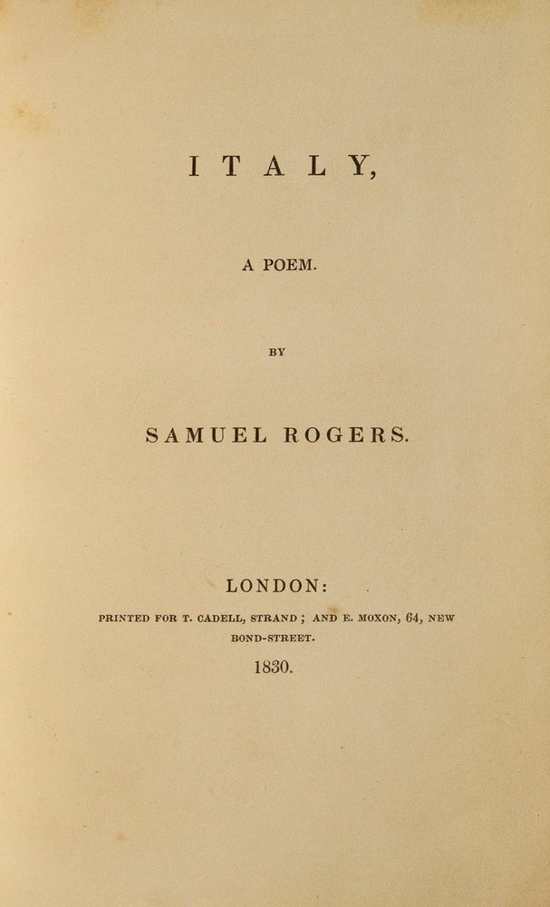 Italy, A Poem