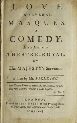 Item #308036 Love in Several Masques. A Comedy, as it is Acted at the Theatre-Royal …. Henry...
