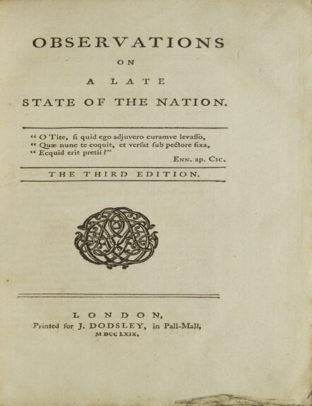 [Sammelband of 21 works by or in response to Edmund Burke, bound in four volumes, from the library of a noted British railway director and Liberal member of Parliament]