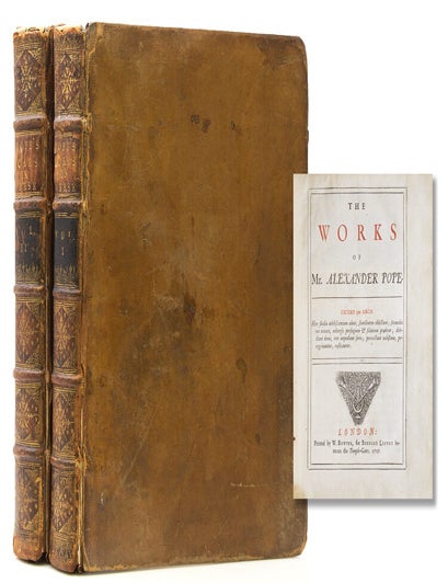 Item #308096 The Works [with] &hellip; Volume II. Alexander Pope.