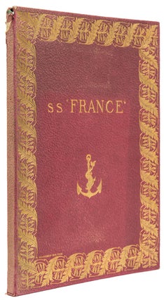 Item #30815 [Description of the S. S. “France”]. Ship SS “France”, Léandre...
