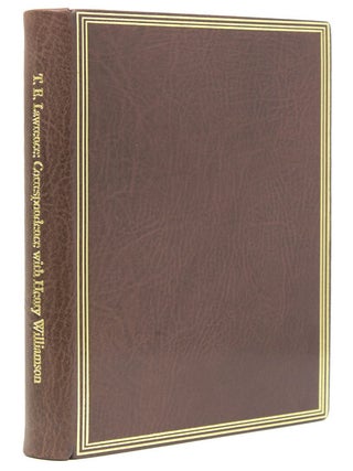Item #308274 Correspondence with Henry Williamson. Edited by Peter Wilson. With a Prologue and...
