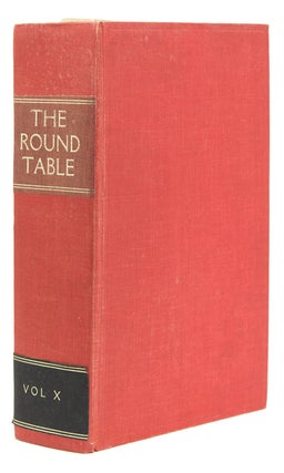 Item #308283 The Changing East. [In:] The Round Table, No. 40, for September 1920. T. E. Lawrence