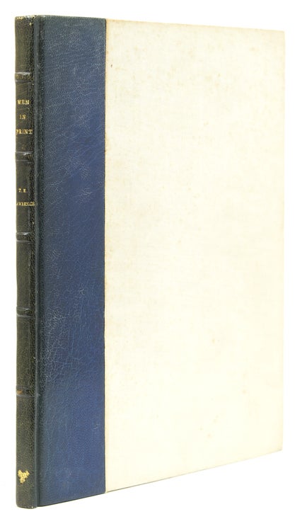 Men in Print. Essays in Literary Criticism