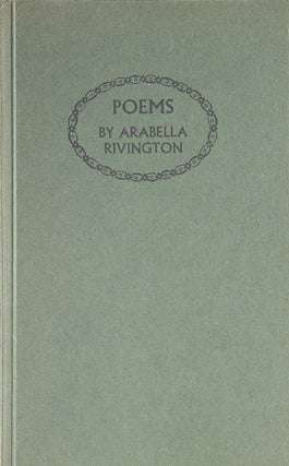 Item #308390 Poems. T. E. Lawrence, Arabella Rivington