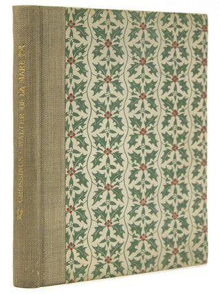 Item #309267 Crossings. A Fairy Play. Walter De la Mare, "Jack" John