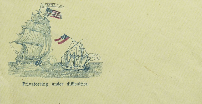 An album of Civil War Patriotic Pictorial Covers with pro-Union designs and slogans