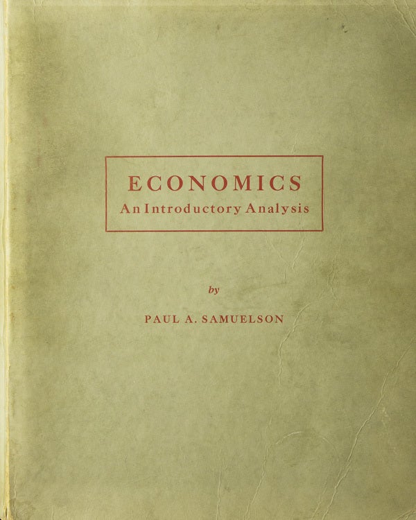 Paul Samuelson Textbook Economics: An Introductory Analysis - Paul A. Samuelson - Second ...