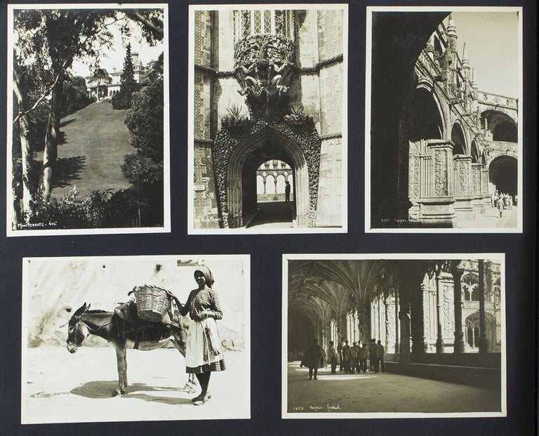 Album of 181 real photo postcards of the Mediterranean