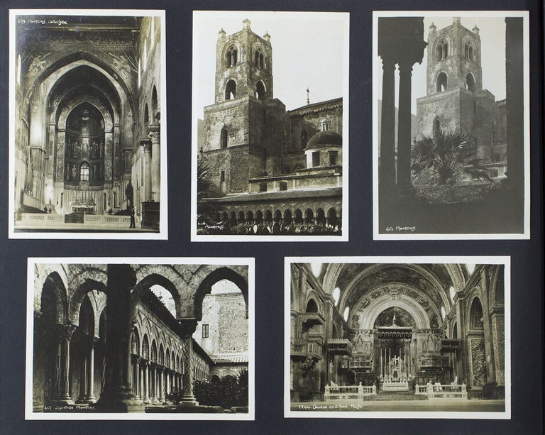 Album of 181 real photo postcards of the Mediterranean