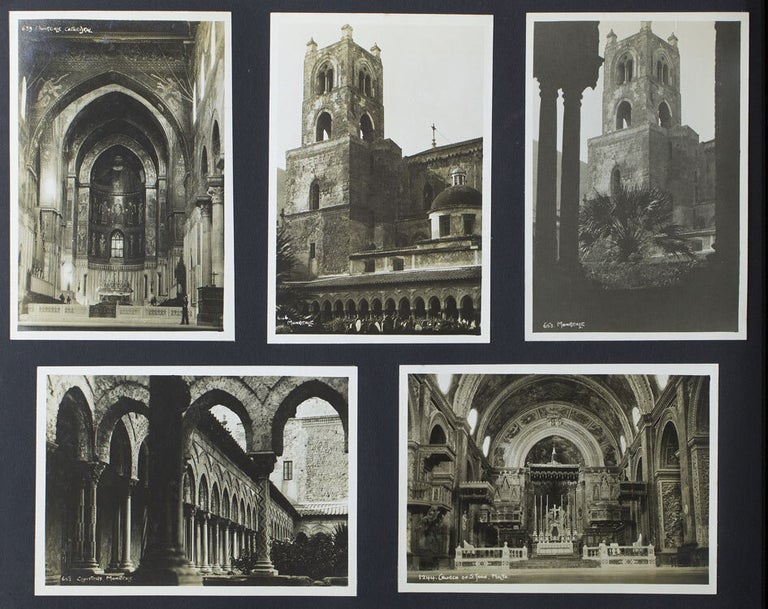 Album of 181 real photo postcards of the Mediterranean