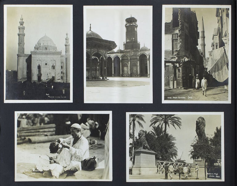 Album of 181 real photo postcards of the Mediterranean